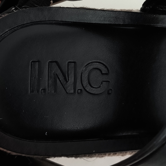 INC NIB WOMEN'S HAVILAH ESPADRILLE CRIS CROSS PLATFORM SANDALS - Picture 4 of 8